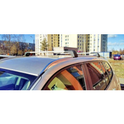 Купити Багажник (поперечини) на інтегровані рейлінги Skybar V2 120 см (2 шт) Чорний для Volkswagen Touareg 2018- рр