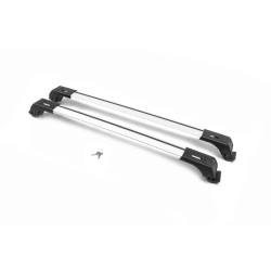 Купити Перемички на рейлінги Skybar V1 (2 шт) Чорний для Dacia Duster 2024- рр
