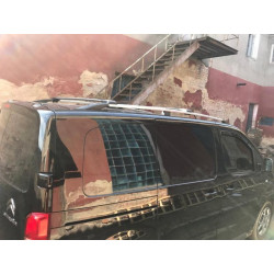 Купить Рейлинги Хром Короткая база, металлическая ножка для Opel Zafira Life 2019- гг