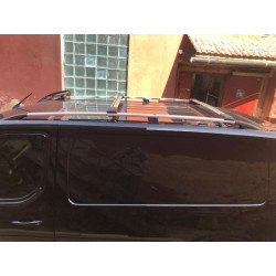 Купить Рейлинги Хром Короткая база, металлическая ножка для Opel Zafira Life 2019- гг