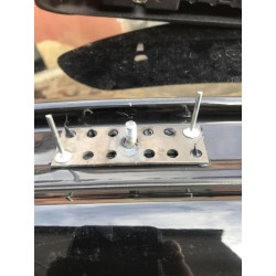 Купить Рейлинги Хром Короткая база, пластиковая ножка для Opel Zafira Life 2019- гг