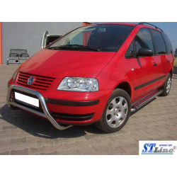 Купить Кенгурятник WT005 (нерж) для Ford Galaxy 1995-2006 гг