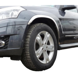 Купить Накладки на арки (4 шт, нерж) для Mercedes GLK сlass X204