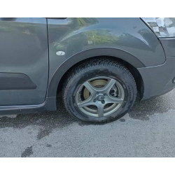 Купити Накладки на арки (4 шт, чорні) 1 бічні двері, Пластик для Peugeot Partner Tepee 2008-2018 рр