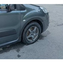 Купити Накладки на арки (4 шт, чорні) 1 бічні двері, Пластик для Peugeot Partner Tepee 2008-2018 рр