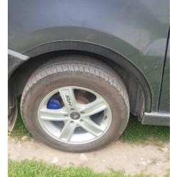 Купить Накладки на арки (4 шт, черные) 1 боковая дверь, Металл для Peugeot Partner Tepee 2008-2018 гг