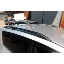 Купити Рейлінги Чорні Турецькі Довга база, Пластикові ніжки для Toyota Rav 4 2006-2013 рр