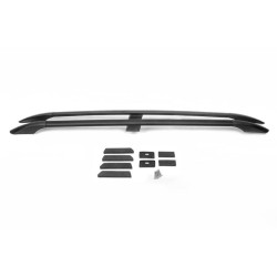 Купити Рейлінги Чорні Турецькі Довга база, Пластикові ніжки для Toyota Rav 4 2006-2013 рр