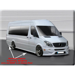 Купити Бокові пороги Спорт (під фарбування) Середня база (L2) для Volkswagen Crafter 2006-2016 рр