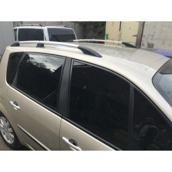 Купити Рейлінги Хром (2 шт) Довга база (Grande) для Renault Scenic/Grand 2003-2009 рр