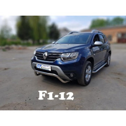Купить Кенгурятник WT007 (нерж.) для Renault Duster 2018-2024 гг