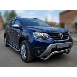 Купить Кенгурятник WT007 (нерж.) для Renault Duster 2018-2024 гг
