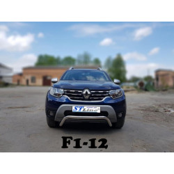 Купить Кенгурятник WT007 (нерж.) для Renault Duster 2018-2024 гг