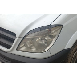 Купити Вії Прямі (чорні, ABS, 2006-2013) чорний глянець для Mercedes Sprinter W906 рр