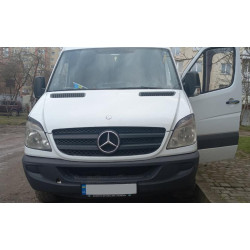 Купити Вії Прямі (чорні, ABS, 2006-2013) Чорний мат для Mercedes Sprinter W906 рр