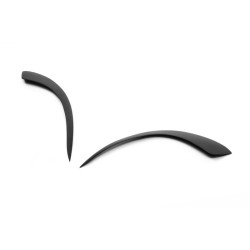 Купити Війки (2 шт., Чорний ABS) (2003-2008) Чорний глянець для Renault Kangoo рр