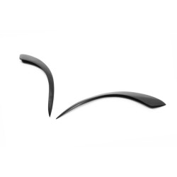 Купити Війки (2 шт., Чорний ABS) (2003-2008) Чорний глянець для Renault Kangoo рр