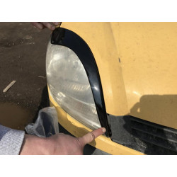 Купити Війки (2 шт., Чорний ABS) (2003-2008) Чорний мат для Renault Kangoo рр