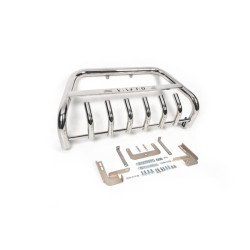 Купить Кенгурятник WT003-4 (нерж.) С надписью для Opel Vivaro 2015-2019 гг