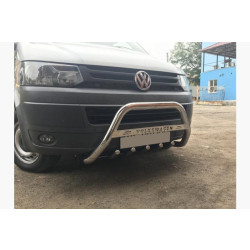 Купить Кенгурятник WT003-4 (нерж) 60 мм, без надписи для Volkswagen T6