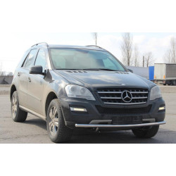 Купить Передняя защита ST008 (нерж) для Mercedes ML W164