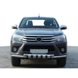 Купить Передняя защита F3-34 (нерж.) для Toyota Hilux 2015- гг
