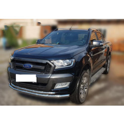 Купить Передняя защита ST014 (нерж.) d60/42 для Ford Ranger 2011-2022 гг