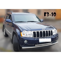 Купить Передняя защита ST014 (нерж.) d60/60 для Jeep Grand Cherokee WK 2004-2010 гг
