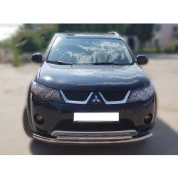 Купить Передняя защита ST014 (нерж.) d60/60 для Mitsubishi Outlander 2006-2012 гг