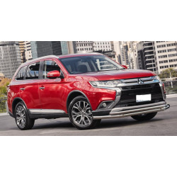 Купить Передняя защита ST014 (нерж.) d60/60 для Mitsubishi Outlander 2012-2021 гг