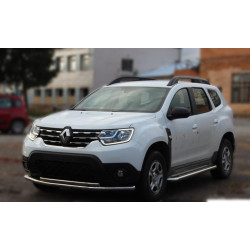 Купить Передняя защита ST014 (нерж.) d60/60 для Renault Duster 2008-2017 гг
