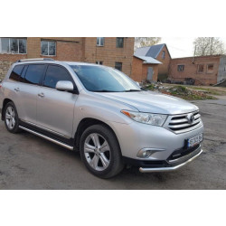 Купить Передняя защита ST014 (нерж.) d60/60 для Toyota Highlander 2008-2013 гг