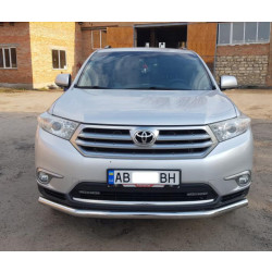 Купить Передняя защита ST014 (нерж.) d60/60 для Toyota Highlander 2008-2013 гг