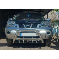 Купить Кенгурятник QT006 (нерж.) для Nissan X-trail T30 2002-2007 гг