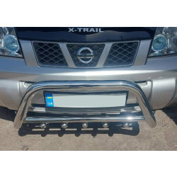 Купить Кенгурятник QT006 (нерж.) для Nissan X-trail T30 2002-2007 гг