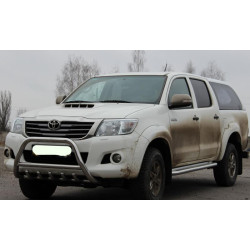 Купить Кенгурятник WT003 (нерж) для Toyota Hilux 2006-2015 гг