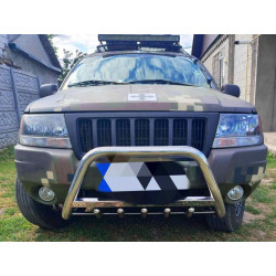 Купить Кенгурятник WT004 (нерж) для Jeep Grand Cherokee WJ 1999-2004 гг