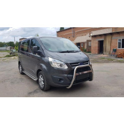 Купить Кенгурятник WT006 (нерж) для Ford Custom 2013-2022 гг