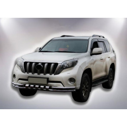Купить Передняя защита F3-31 (нерж) для Toyota Land Cruiser Prado 150