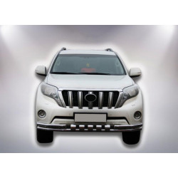 Купить Передняя защита F3-31 (нерж) для Toyota Land Cruiser Prado 150