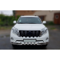 Купить Передняя защита F3-31 (нерж) для Toyota Land Cruiser Prado 150