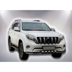 Купить Передняя защита F3-31 (нерж) для Toyota Land Cruiser Prado 150
