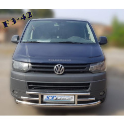 Купить Нижняя губа F3-42 (нерж) для Volkswagen T5 2010-2015 гг