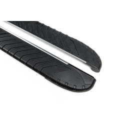 Купити Бокові пороги Bosphore Grey (2 шт., алюміній) для GreatWall Wingle 5