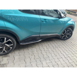 Купить Боковые подножки Оригинал V2 (2 шт, алюм.) для Toyota C-HR 2016-2023 гг