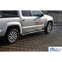 Купити Бічні труби (2 шт., нерж) 60мм для Volkswagen Amarok 2010-2022 рр