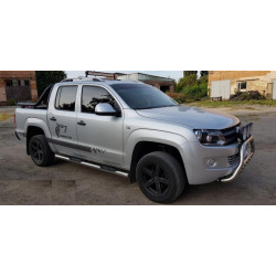 Купити Бічні труби (2 шт., нерж) 70мм для Volkswagen Amarok 2010-2022 рр
