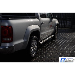 Купити Бічні труби (2 шт., нерж) 70мм для Volkswagen Amarok 2010-2022 рр