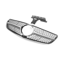 Купить Передняя решетка (2014-2016, Diamond Silver) для Mercedes E-сlass coupe C207