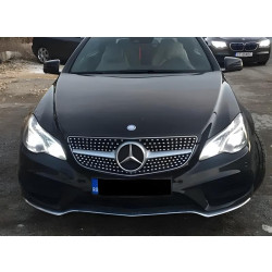 Купить Передняя решетка (2014-2016, Diamond Silver) для Mercedes E-сlass coupe C207